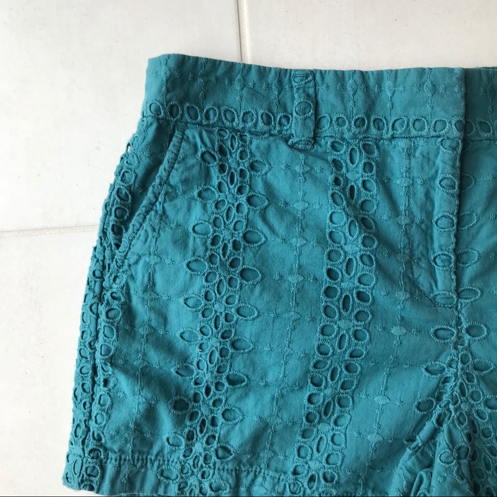 Ann Taylor Loft Factory Eyelet Cotton Shorts SH86 - Picture 5 of 8